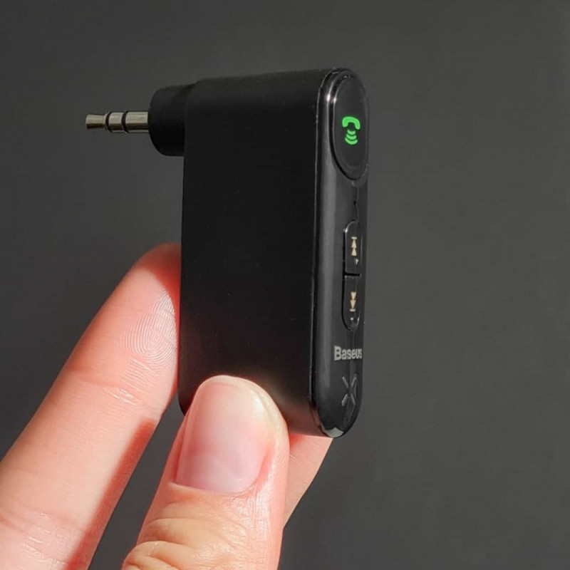 Адаптер AUX Baseus Qiyin Car Bluetooth Receiver black