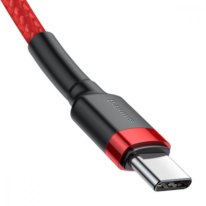 Кабель Baseus Cafule Flash Charging Type-C to Type-C PD 2.0 100W (2m) gray/black