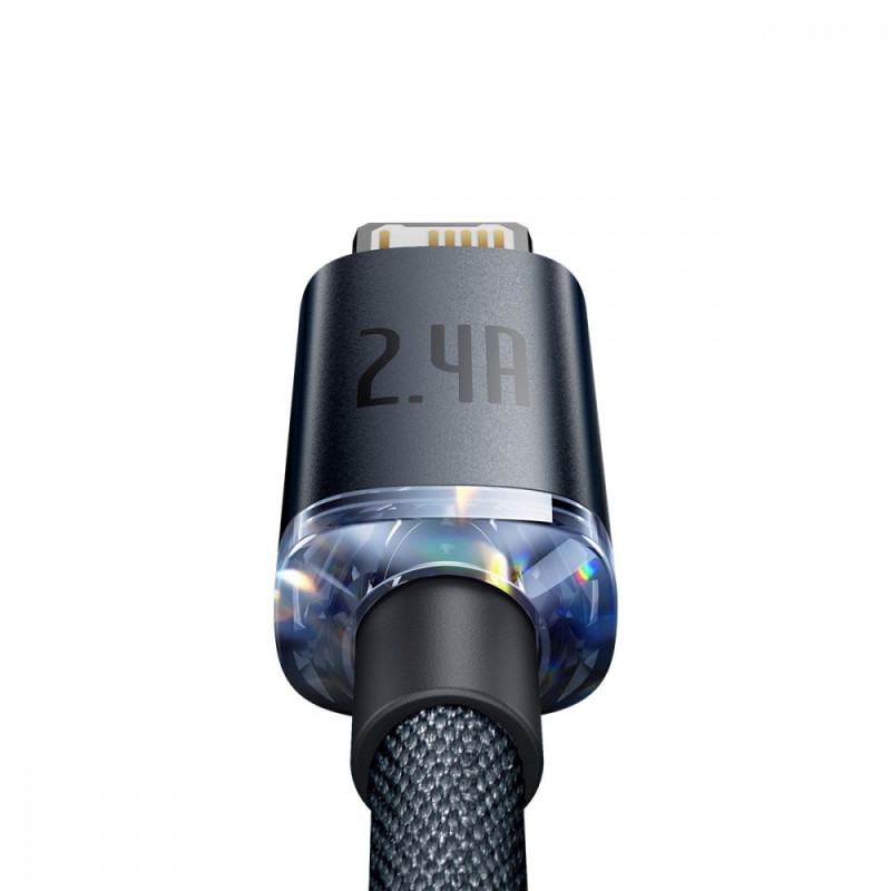 Кабель Baseus Crystal Shine Series Lightning 2.4A (1.2m) black