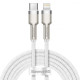 Кабель Baseus Cafule Metal Type-C to Lightning PD 20W (2m) white