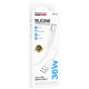 Дата кабель Borofone BX123 Leya USB to Type-C 36W (1m)
