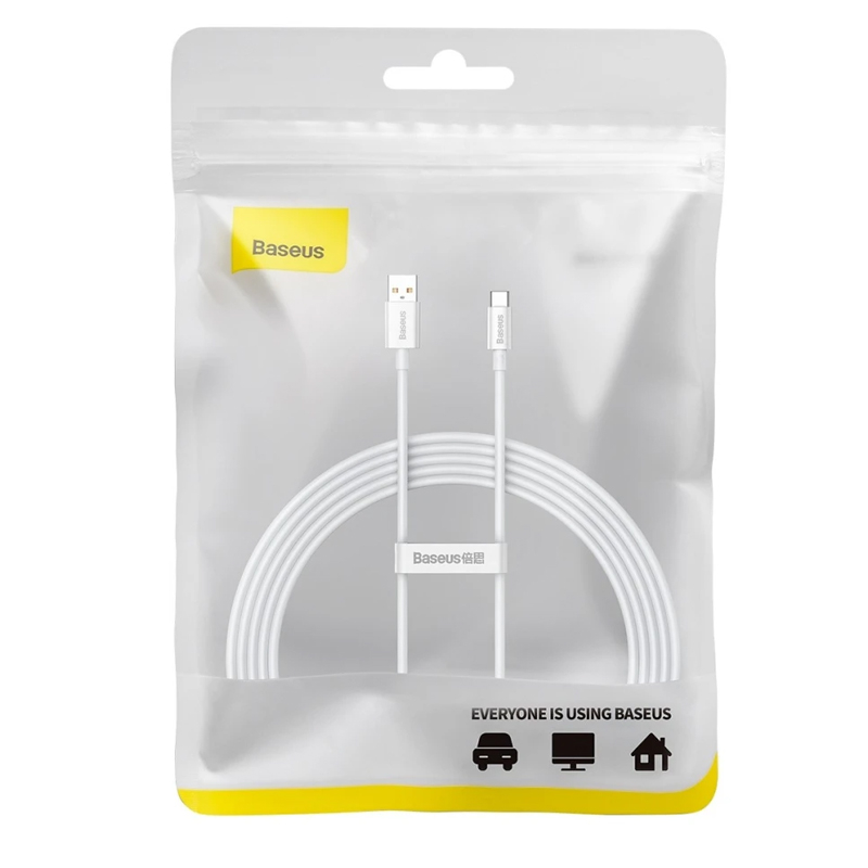 Дата кабель Baseus Superior Series Fast Charging USB to Type-C 100W (2m) (P10320102214)