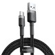Дата кабель Baseus Cafule USB to Type-C Cable 3A (0.5m) (CATKLF-A)