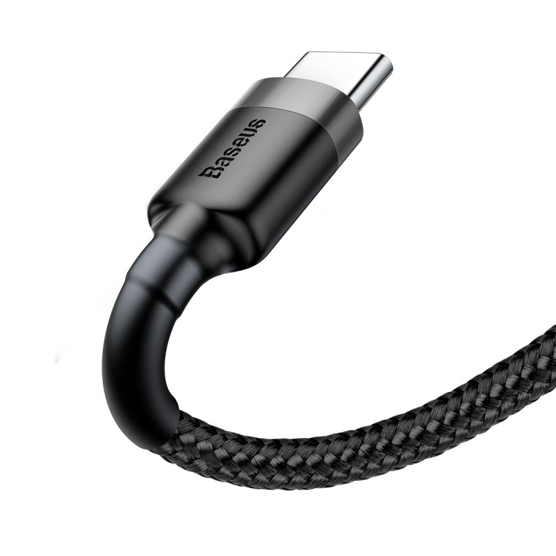 Дата кабель Baseus Cafule USB to Type-C Cable 3A (0.5m) (CATKLF-A)