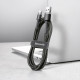 Дата кабель Baseus Cafule USB to Type-C Cable 3A (0.5m) (CATKLF-A)