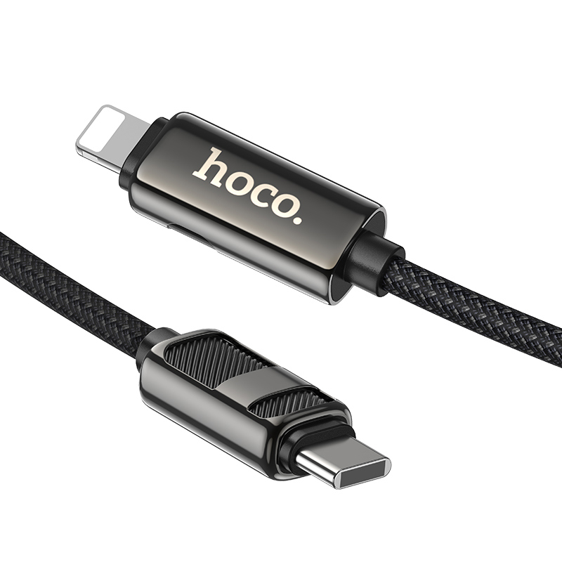 Уценка Дата кабель Hoco U137 Line with display Type-C to Lightning 27W (1.2m)