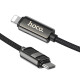 Уценка Дата кабель Hoco U137 Line with display Type-C to Lightning 27W (1.2m)
