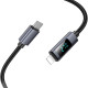 Дата кабель Hoco X112 Favor with display Type-C to Lightning 27W (1m)