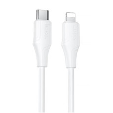Дата кабель Hoco X124 Bien silicone Type-C to Lightning 27W (1m)