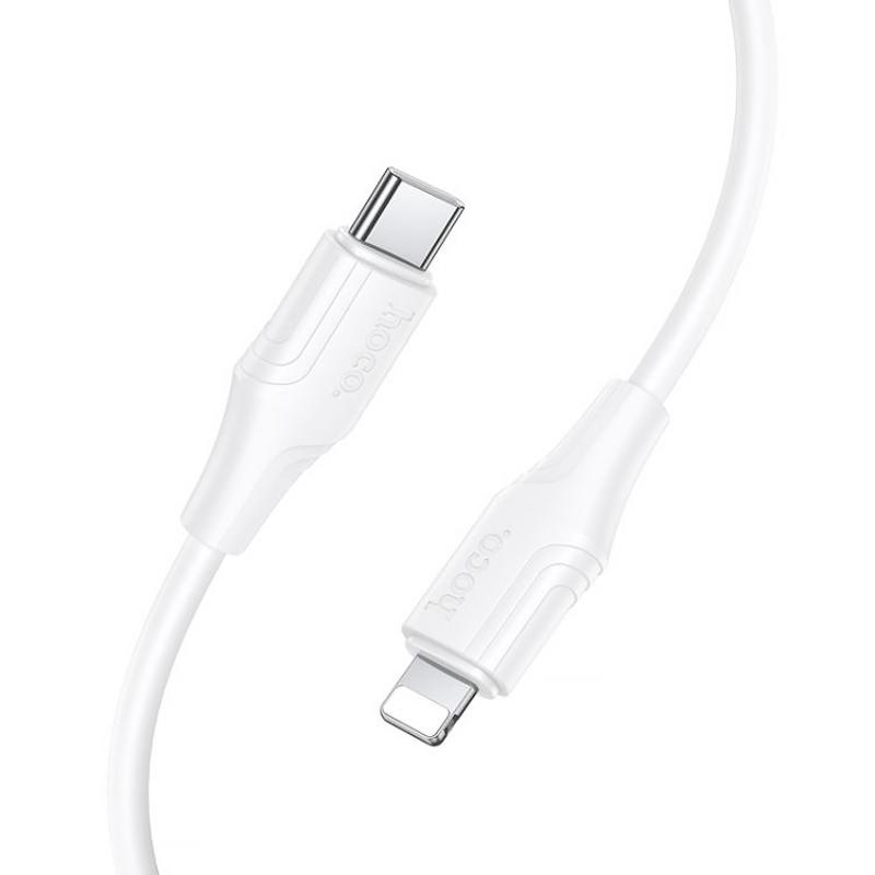 Дата кабель Hoco X124 Bien silicone Type-C to Lightning 27W (1m)
