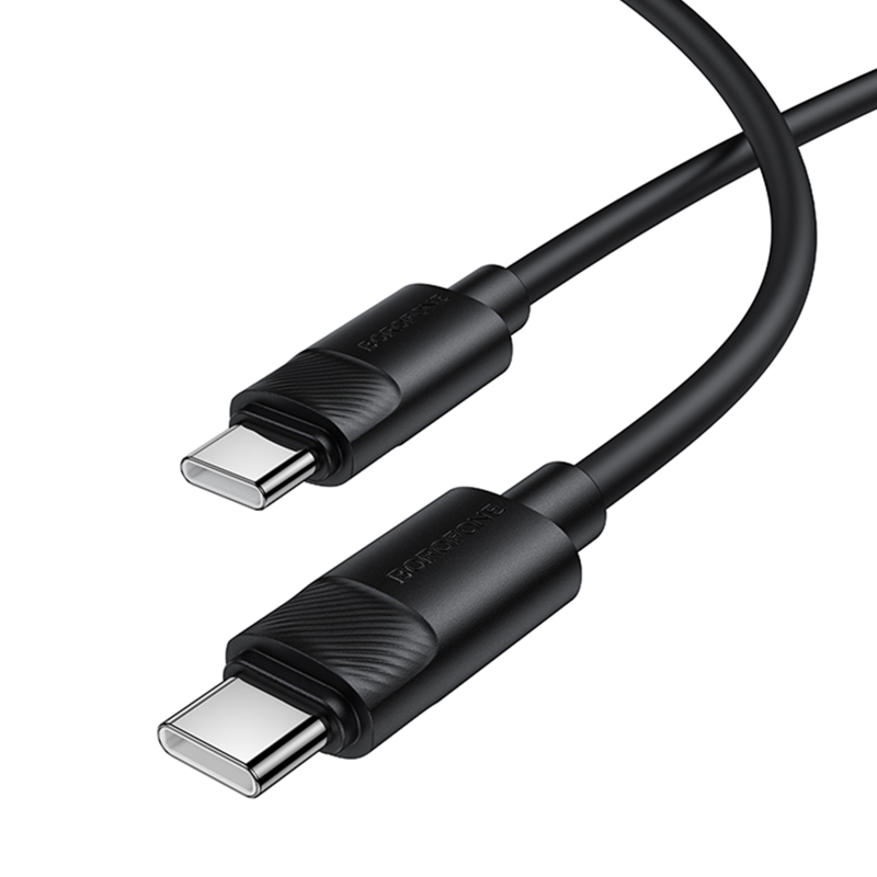 Дата кабель Borofone BX123 Leya Type-C to Type-C 60W (1m)