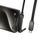 Дата кабель Hoco U150 Exquisite side plug and stand Type-C to Type-C 60W (1.2m)