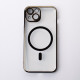 Пластиковий чохол MagSafe "Glitter" для iPhone 15 чорний