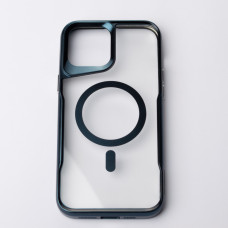Пластиковий чохол MagSafe NEWZONE для телефону iPhone 14 Pro синій