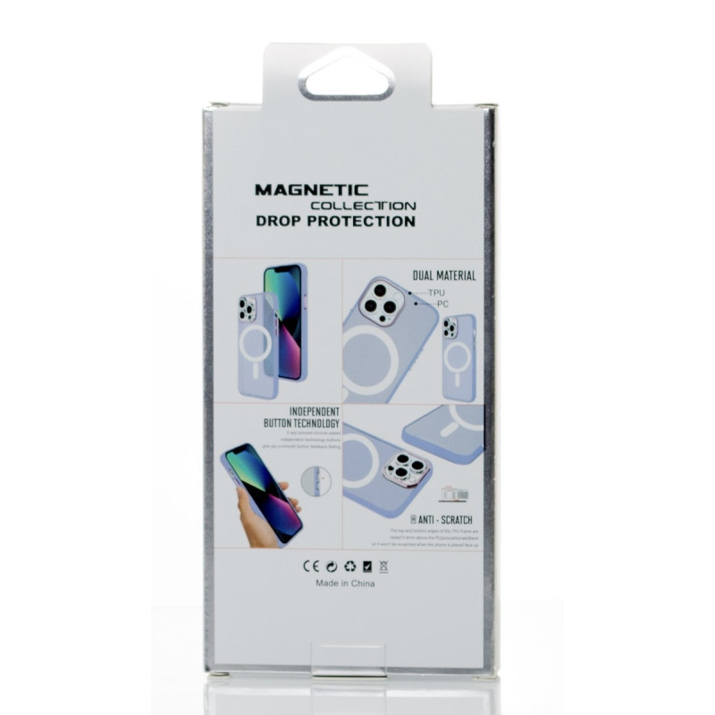 Силіконовий чохол MagSafe MATTE для iPhone 14 чорний