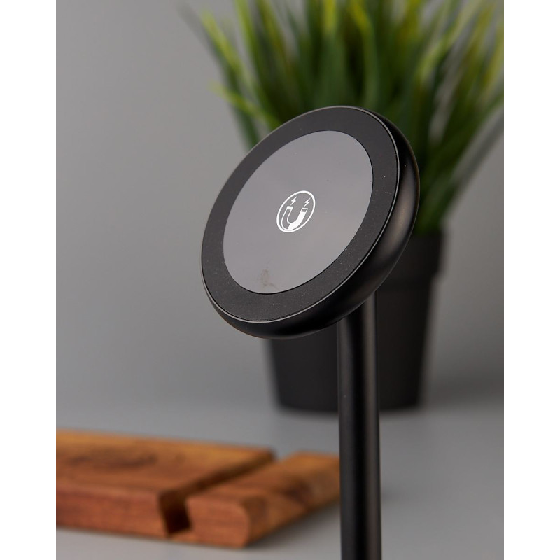 Настільний тримач для телефону з функцією Fast charge XO (CX007) Magnetic 15W чорний