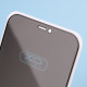 Захисне скло XO-FC3 для iPhone 12 Pro Max (антишпіон) чорний