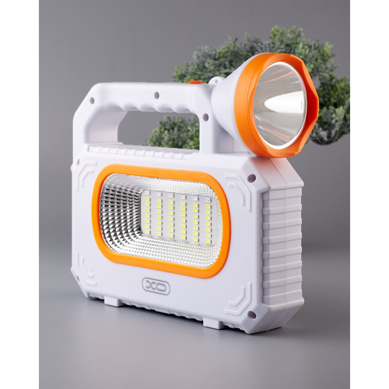 Ліхтарик багатофункціональний XO YH05 Solar Panel білий