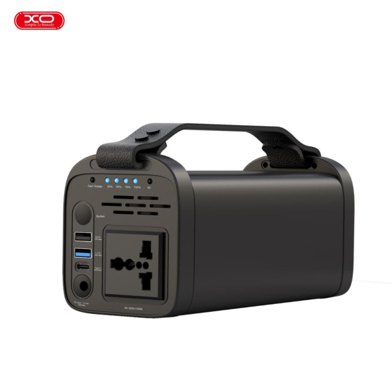 Портативна Power Station XO PS100C (40000 mAh) чорний