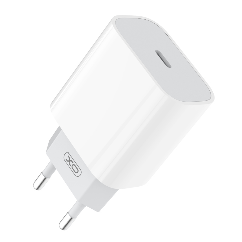 Мережевий зарядний пристрій XO PD FastCharger 20W (L77) білий