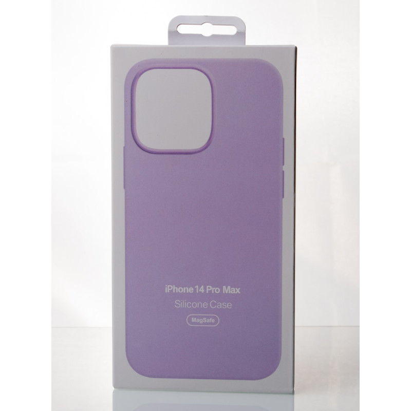Силіконовий чохол OrigCase "Colors" with MagSafe для телефону iPhone 14 Pro Max Lilac