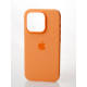 Силіконовий чохол OrigCase "Colors" with MagSafe для телефону iPhone 15 Orange Sorbet