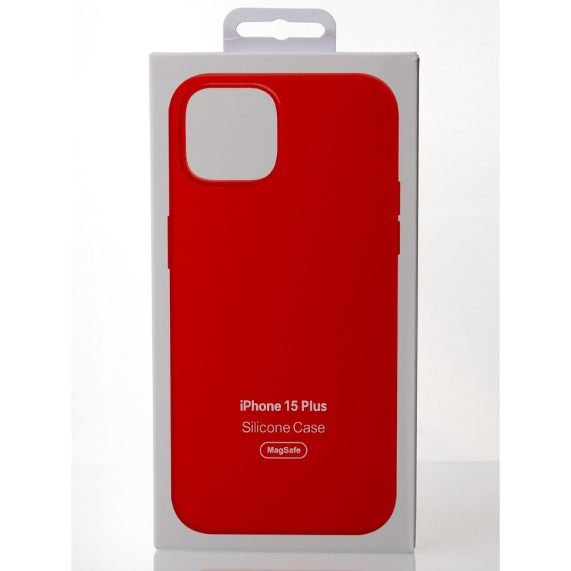 Силіконовий чохол OrigCase "Colors" with MagSafe для телефону iPhone 15 Plus Guava