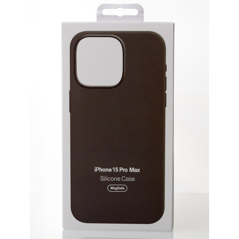 Силіконовий чохол OrigCase "Colors" with MagSafe для телефону iPhone 15 Pro Max Clay