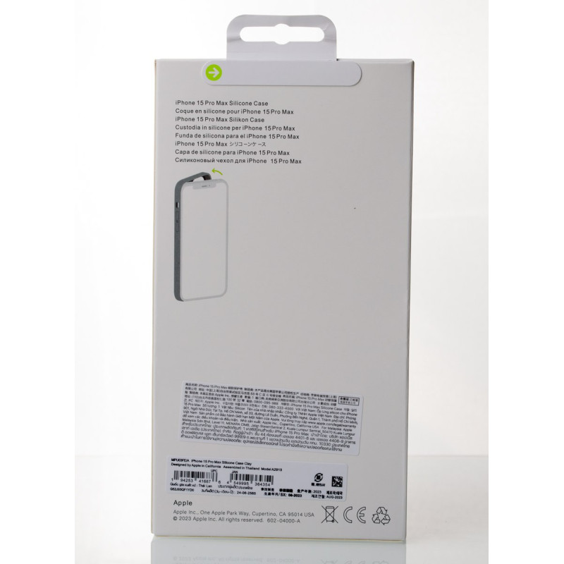 Силіконовий чохол OrigCase "Colors" with MagSafe для телефону iPhone 15 Pro Max Clay