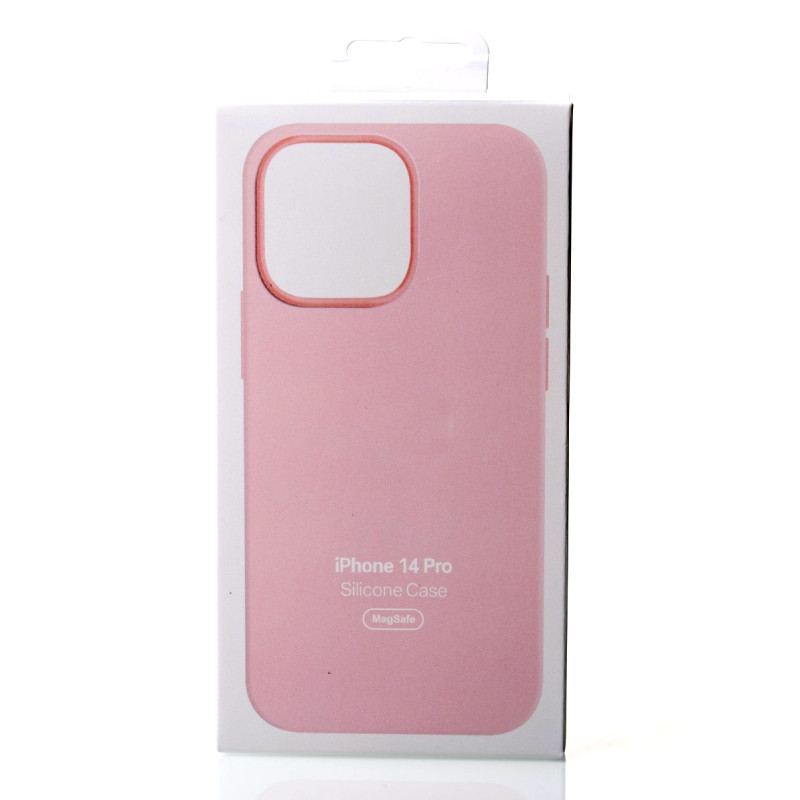 Силіконовий чохол OrigCase "Colors" with MagSafe для телефону iPhone 14 Pro Chalk Pink