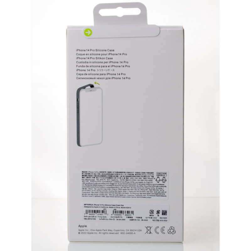 Силіконовий чохол OrigCase "Colors" with MagSafe для телефону iPhone 14 Pro Chalk Pink