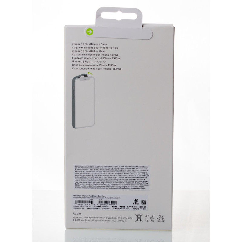 Силіконовий чохол OrigCase "Colors" with MagSafe для телефону iPhone 15 Plus Black