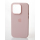 Силіконовий чохол OrigCase "Colors" with MagSafe для телефону iPhone 14 Chalk Pink