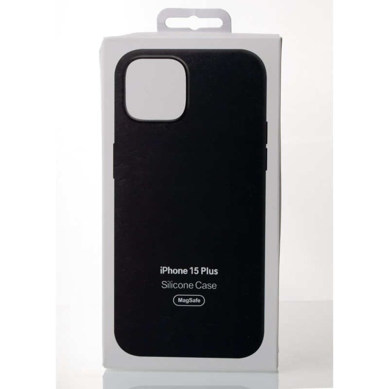 Силіконовий чохол OrigCase "Colors" with MagSafe для телефону iPhone 15 Plus Black