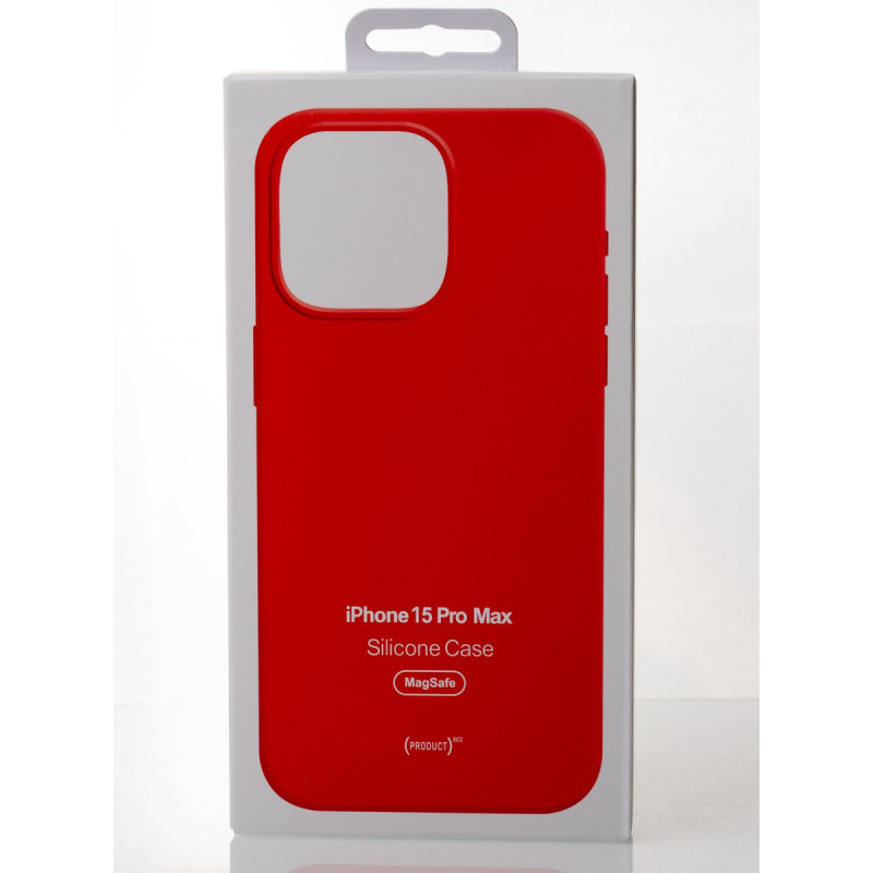 Силіконовий чохол OrigCase "Colors" with MagSafe для телефону iPhone 15 Pro Max Guava