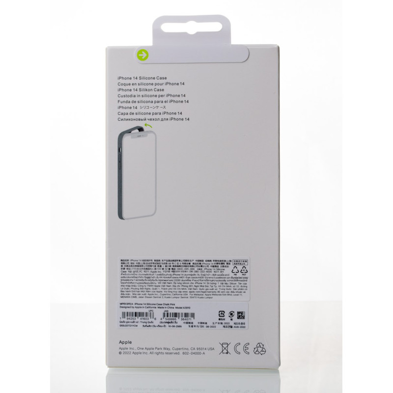 Силіконовий чохол OrigCase "Colors" with MagSafe для телефону iPhone 14 Chalk Pink