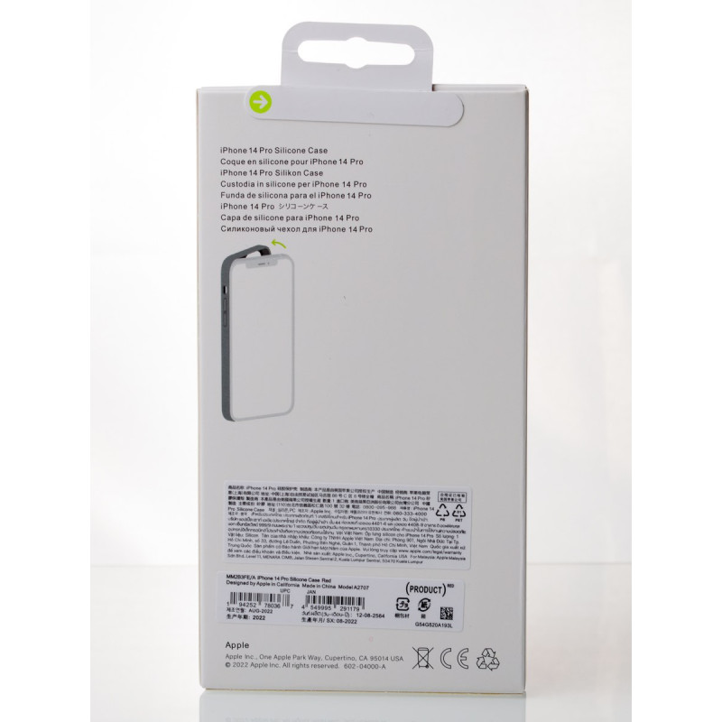 Силіконовий чохол OrigCase "Colors" with MagSafe для телефону iPhone 14 Pro Red