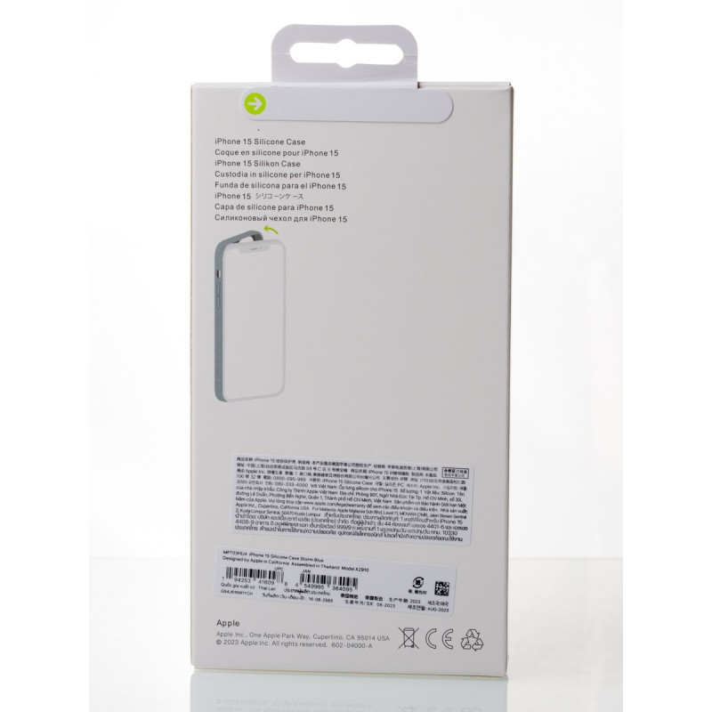 Силіконовий чохол OrigCase "Colors" with MagSafe для телефону iPhone 15 Storm Blue