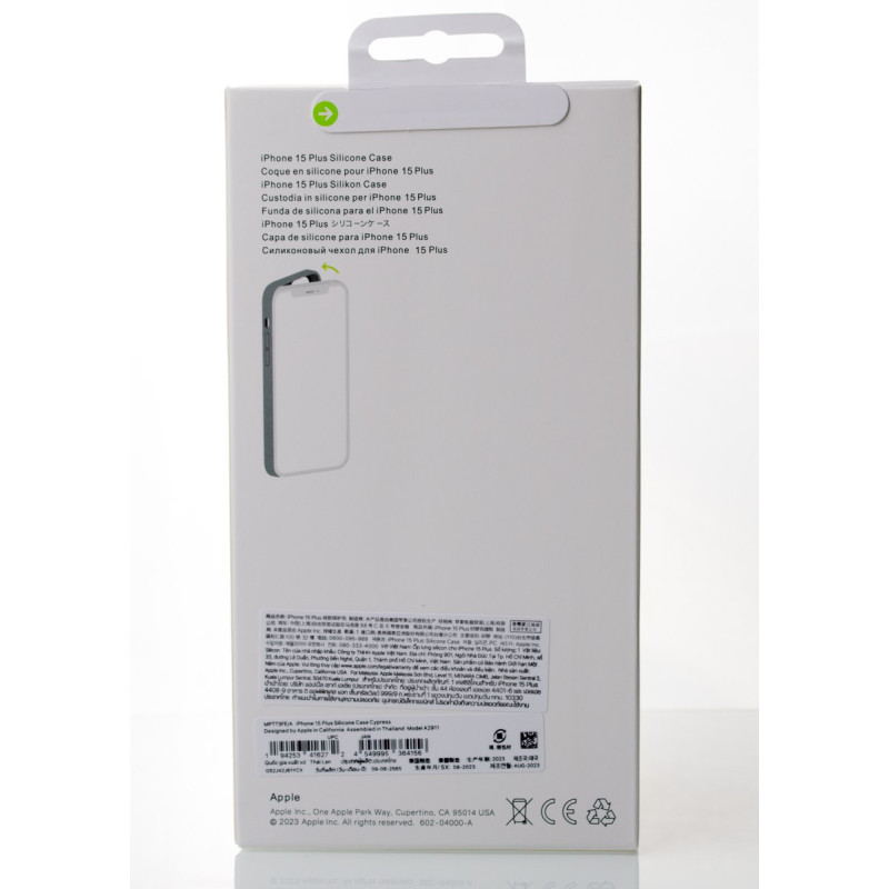 Силіконовий чохол OrigCase "Colors" with MagSafe для телефону iPhone 15 Plus Cypress