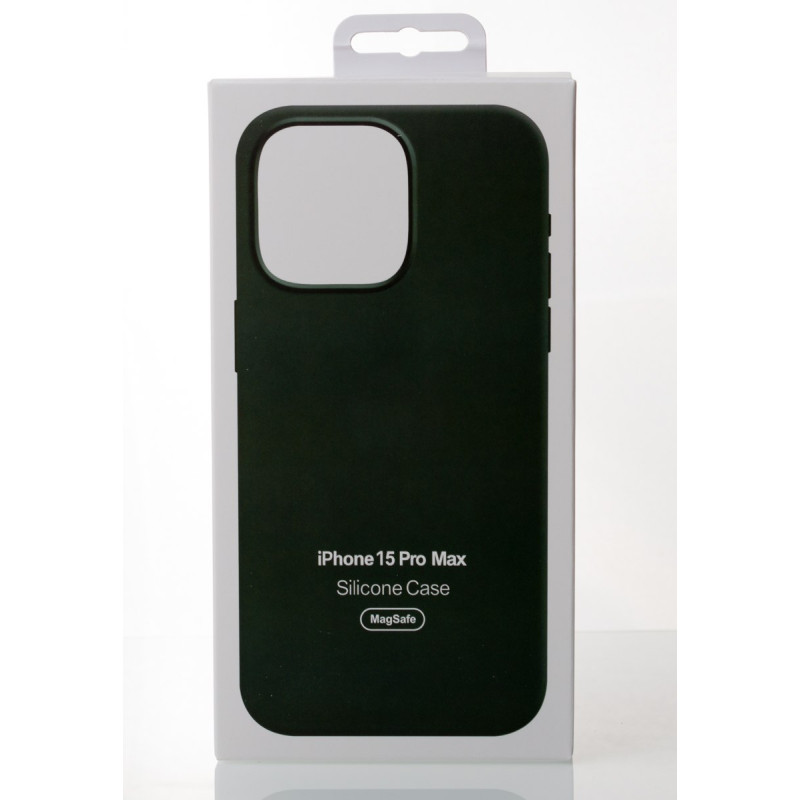 Силіконовий чохол OrigCase "Colors" with MagSafe для телефону iPhone 15 Pro Max Cypress