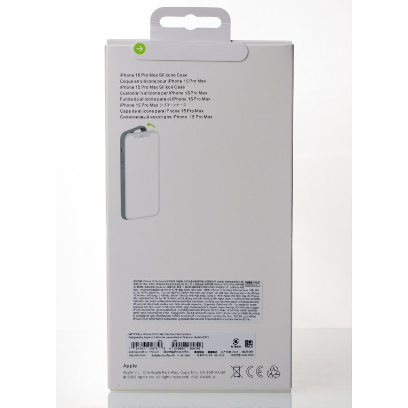 Силіконовий чохол OrigCase "Colors" with MagSafe для телефону iPhone 15 Pro Max Cypress