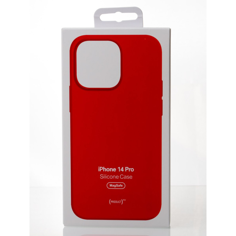 Силіконовий чохол OrigCase "Colors" with MagSafe для телефону iPhone 14 Pro Red
