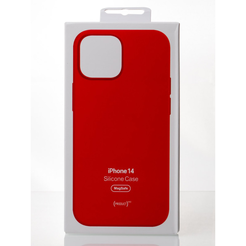 Силіконовий чохол OrigCase "Colors" with MagSafe для телефону iPhone 14 Red