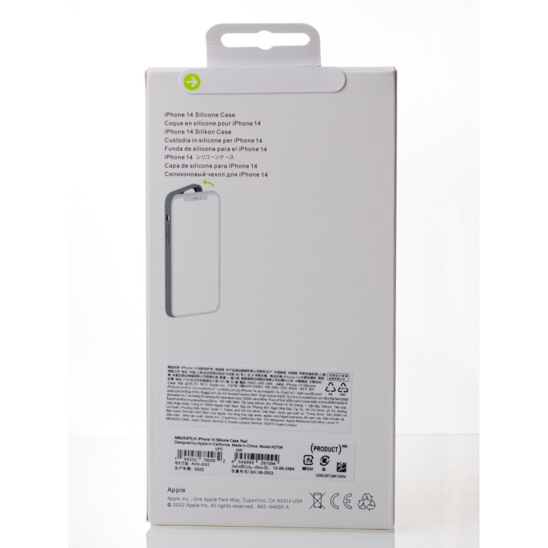 Силіконовий чохол OrigCase "Colors" with MagSafe для телефону iPhone 14 Red