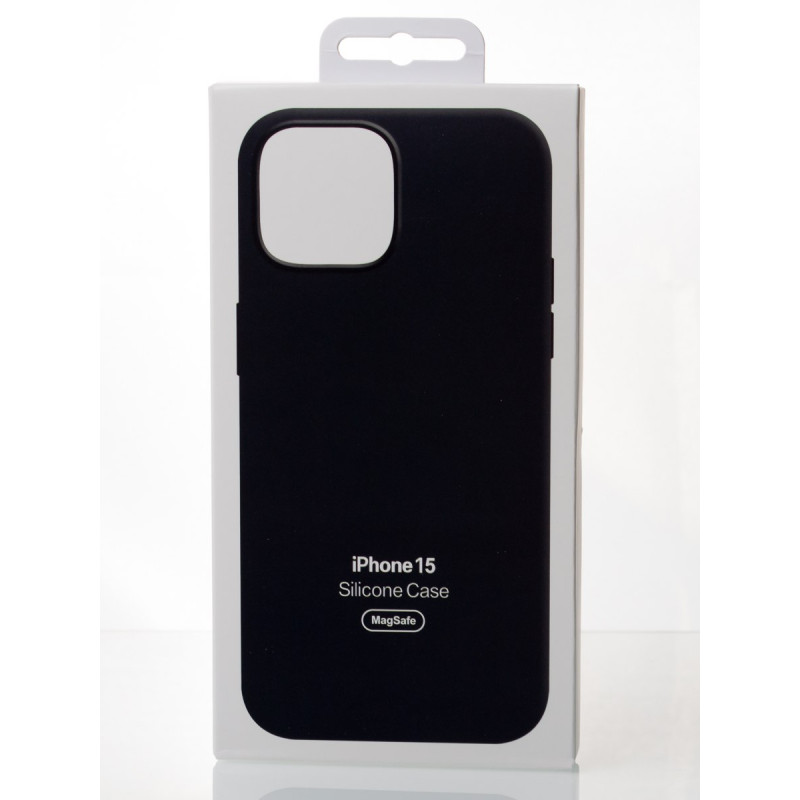 Силіконовий чохол OrigCase "Colors" with MagSafe для телефону iPhone 15 Black