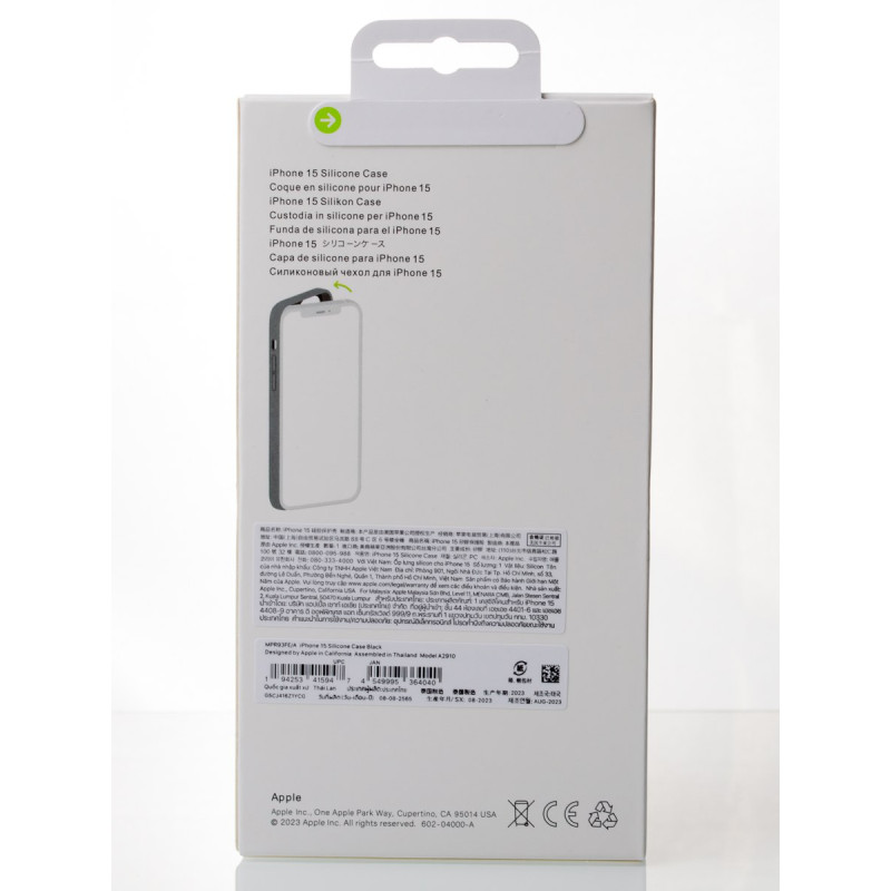 Силіконовий чохол OrigCase "Colors" with MagSafe для телефону iPhone 15 Black