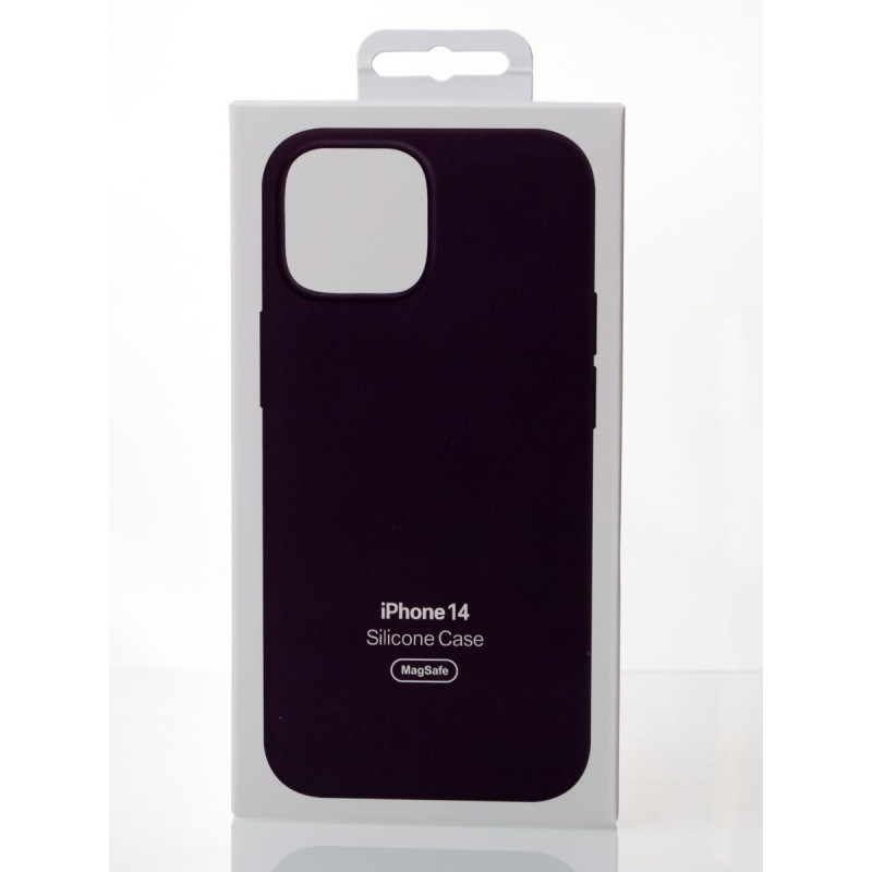 Силіконовий чохол OrigCase "Colors" with MagSafe для телефону iPhone 14 Elderberry