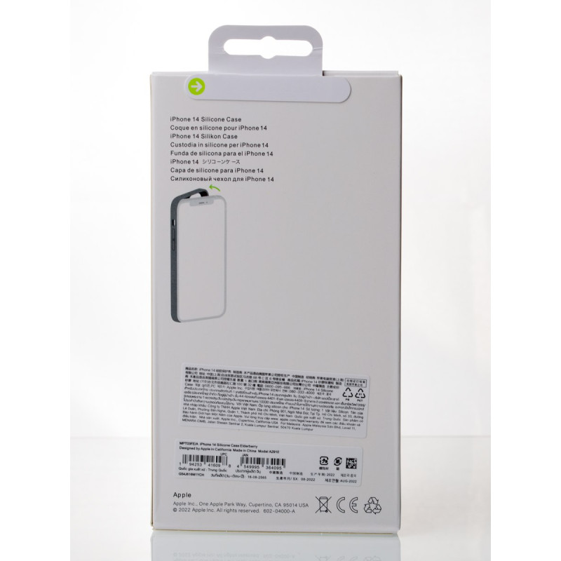 Силіконовий чохол OrigCase "Colors" with MagSafe для телефону iPhone 14 Elderberry