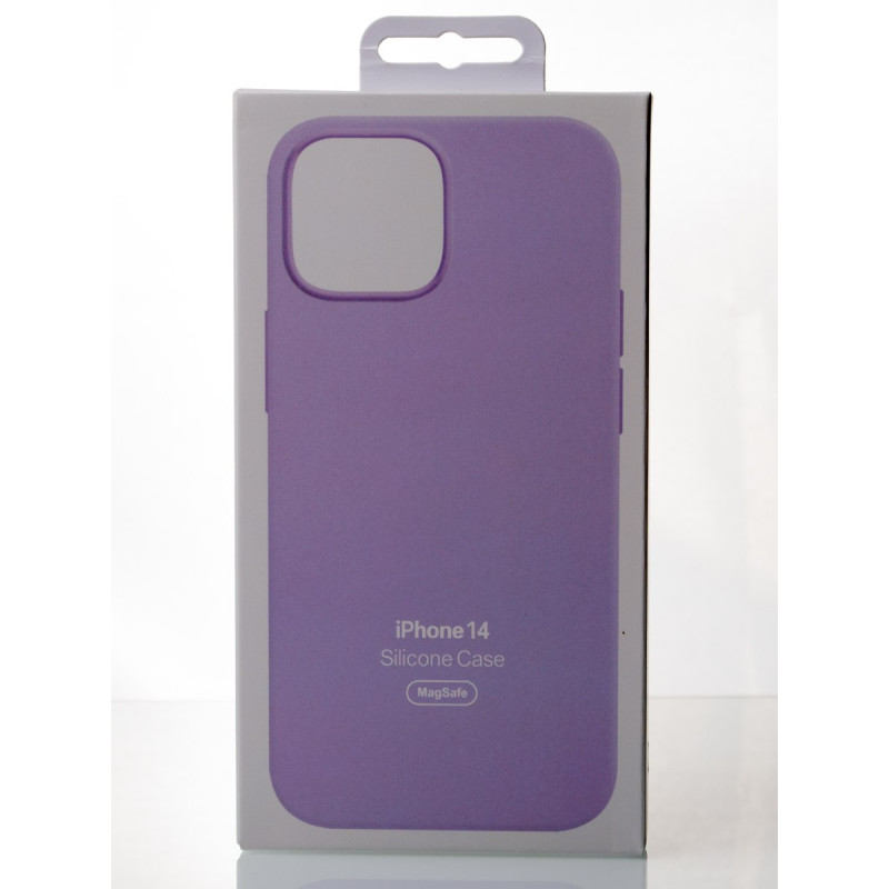 Силіконовий чохол OrigCase "Colors" with MagSafe для телефону iPhone 14 Lilac