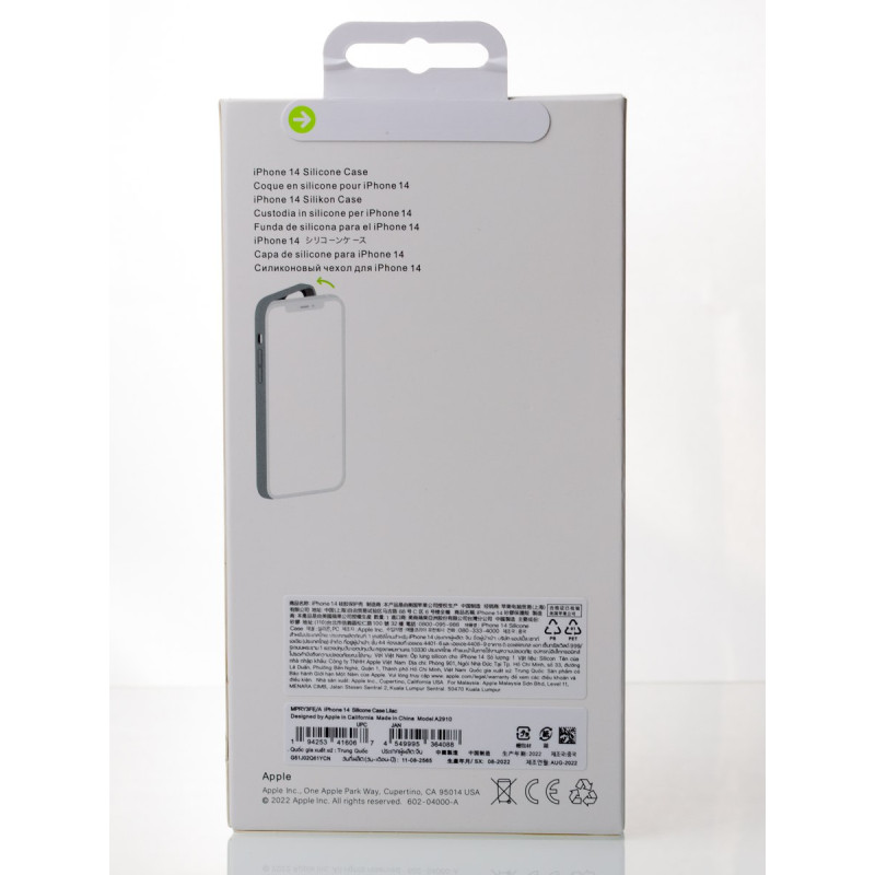 Силіконовий чохол OrigCase "Colors" with MagSafe для телефону iPhone 14 Lilac